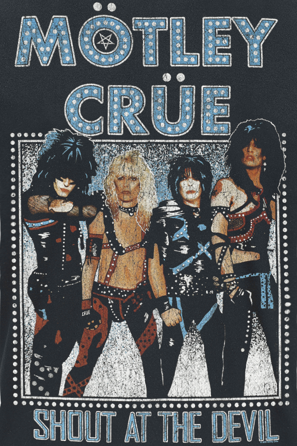 Mötley Crüe SATD Vintage Bootleg T-Shirt black - Image 3