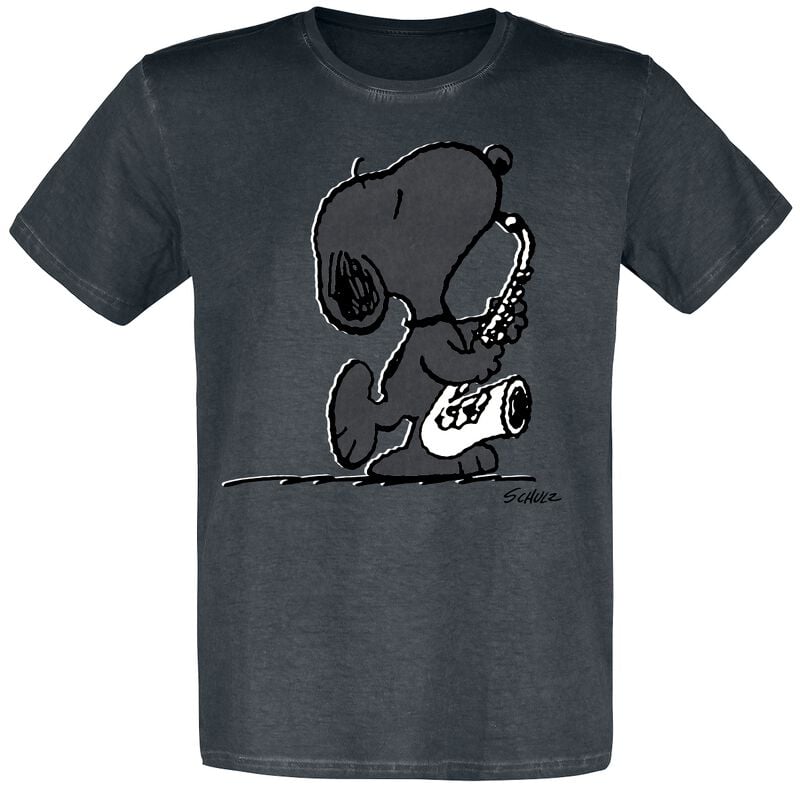 Peanuts Snoopy T-Shirt black - Image 2