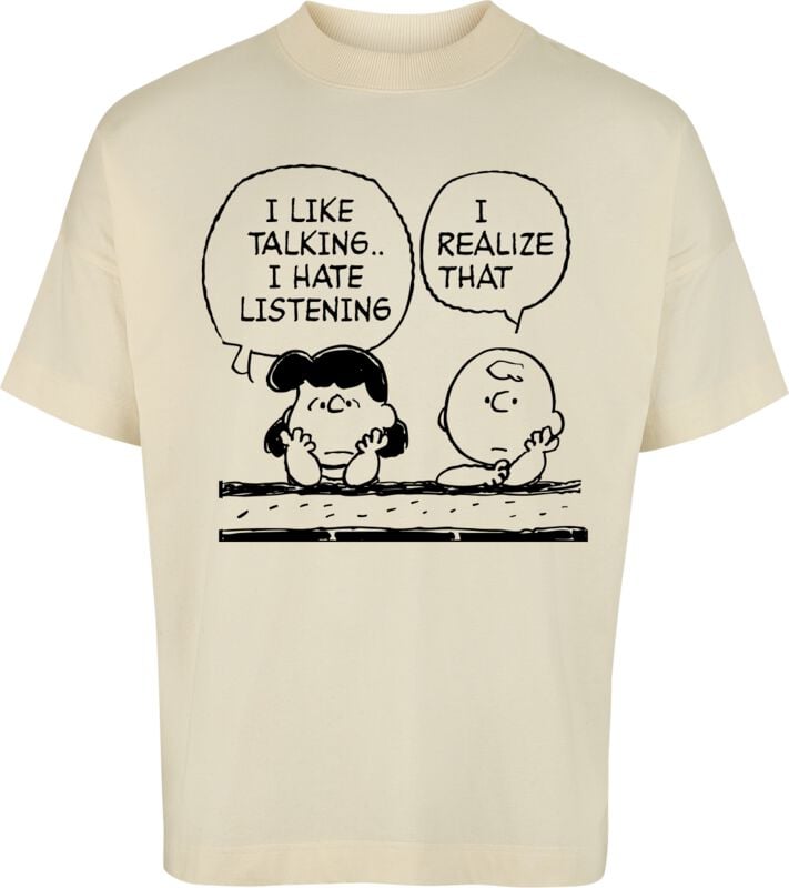 Peanuts Charlie Brown und Lucy - Oversized Oversized T-shirt natural - Image 2