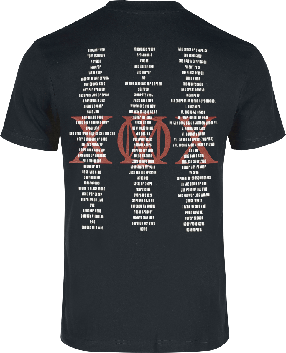 Dream Theater Anniversary Tour T-Shirt black - Image 3