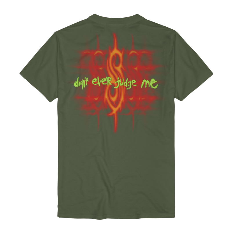 Slipknot Don't Ever Judge Me T-Shirt green - Image 3