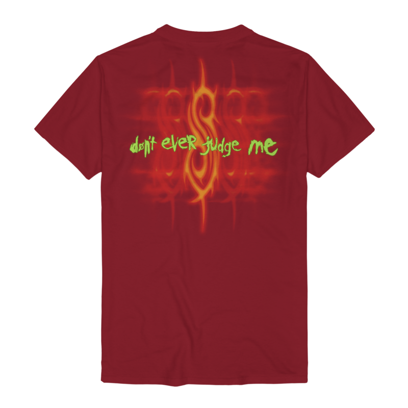 Slipknot Don't Ever Judge Me T-Shirt red - Image 3