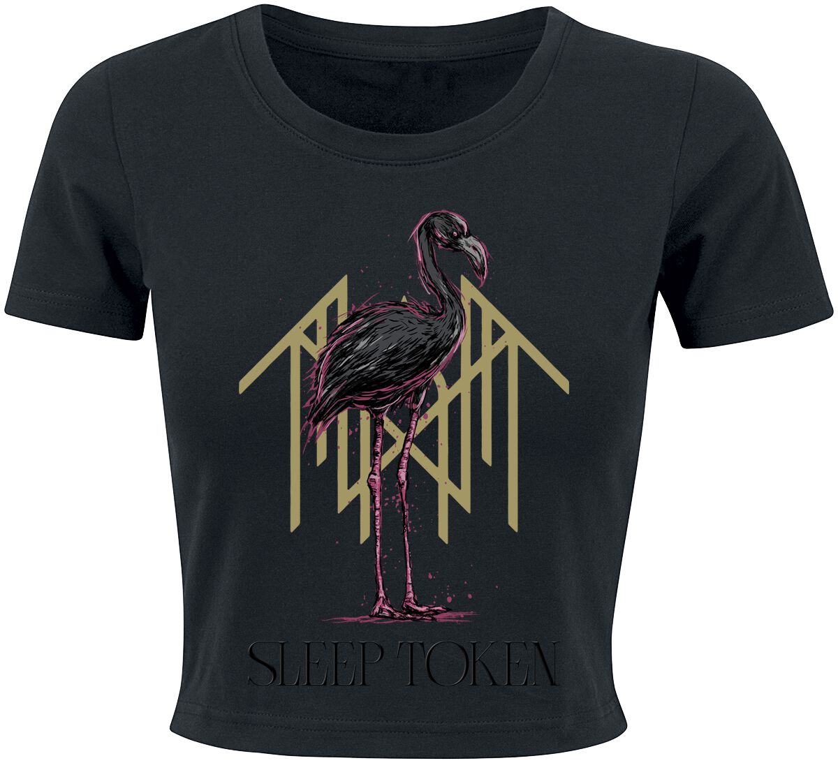 Sleep Token Flamingo T-Shirt black - Image 2