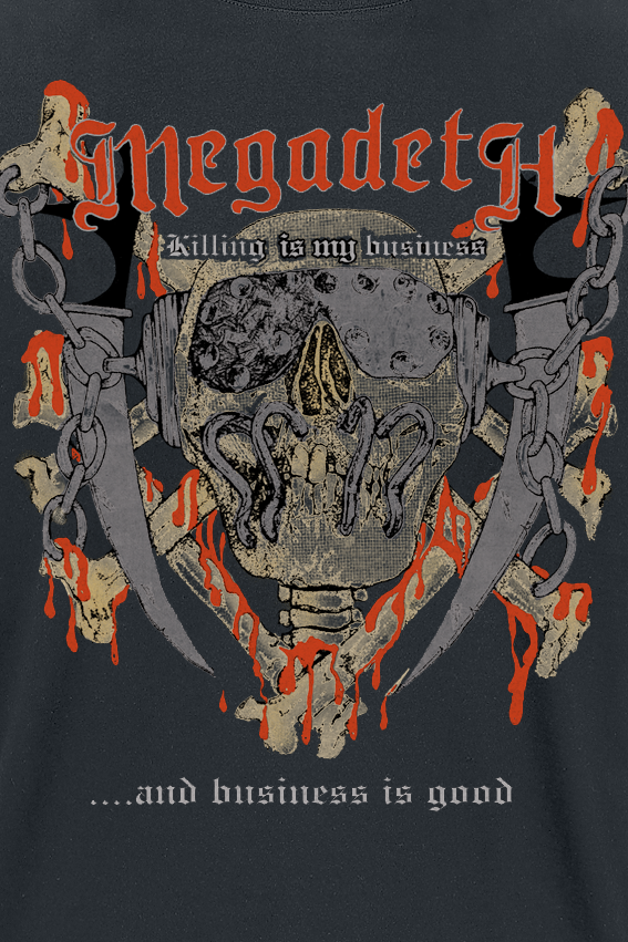 Megadeth Vintage Killing T-Shirt black - Image 3