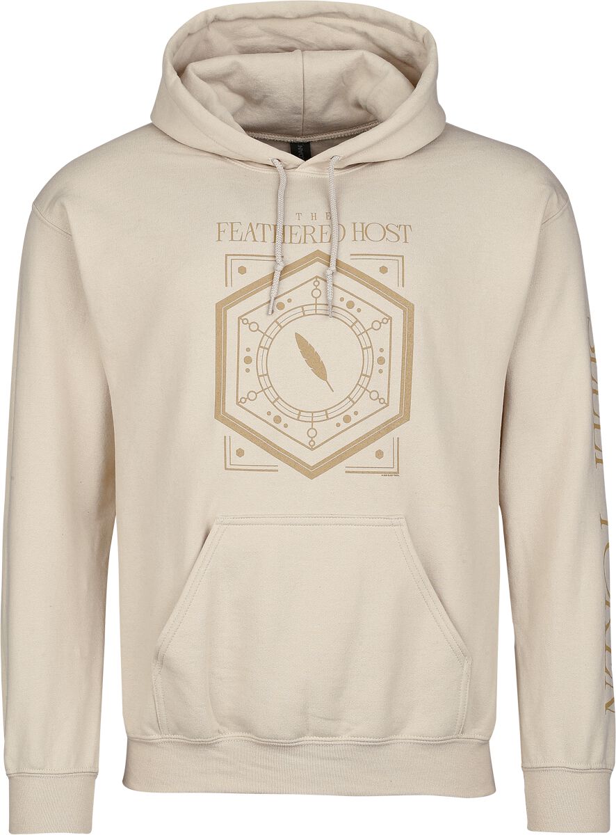 Sleep Token Feathered Host 2 Hoodie sand - Image 2