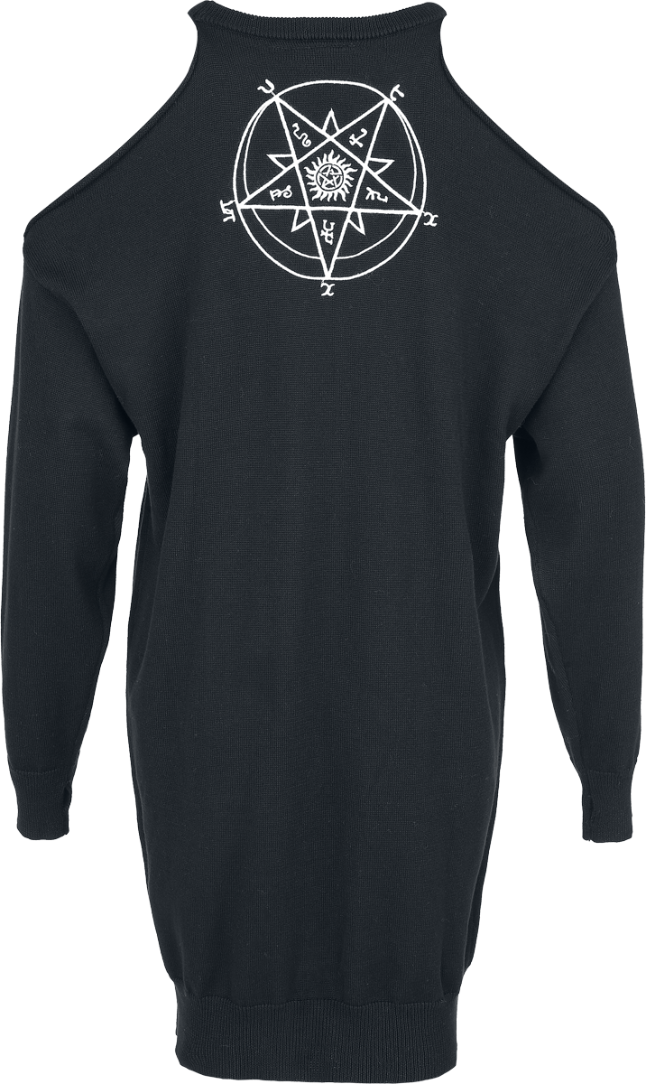 Supernatural Moon and Salt Circles Mini Dress black - Image 3