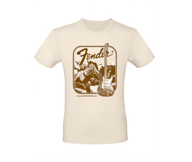 Fender California Horse T-Shirt beige - Image 2