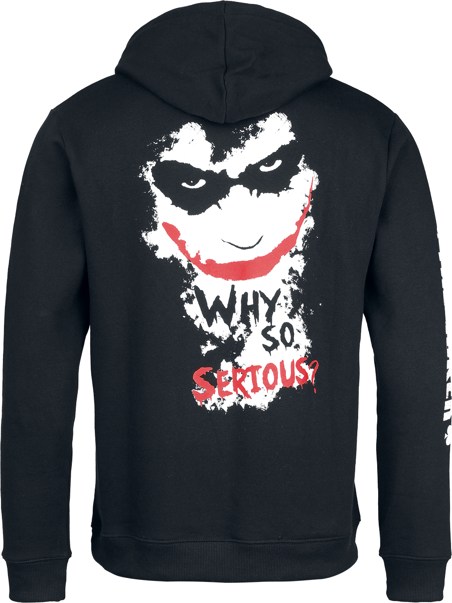 Batman Joker - Let's put a smile on that face Hoodie black - Image 3