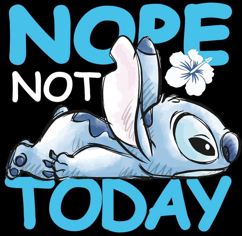 Lilo & Stitch Nope Not Today Tanktop black - Image 3