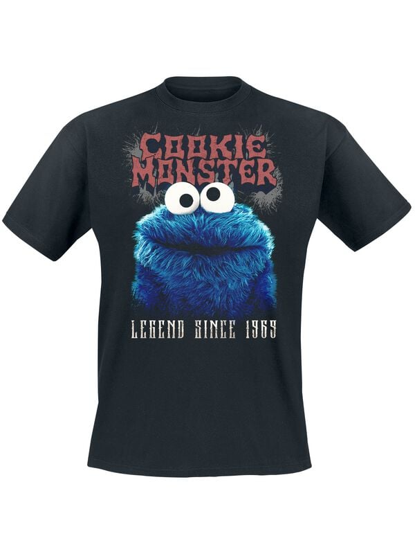 Sesame Street Cookie Monster - Legend T-Shirt black - Image 2