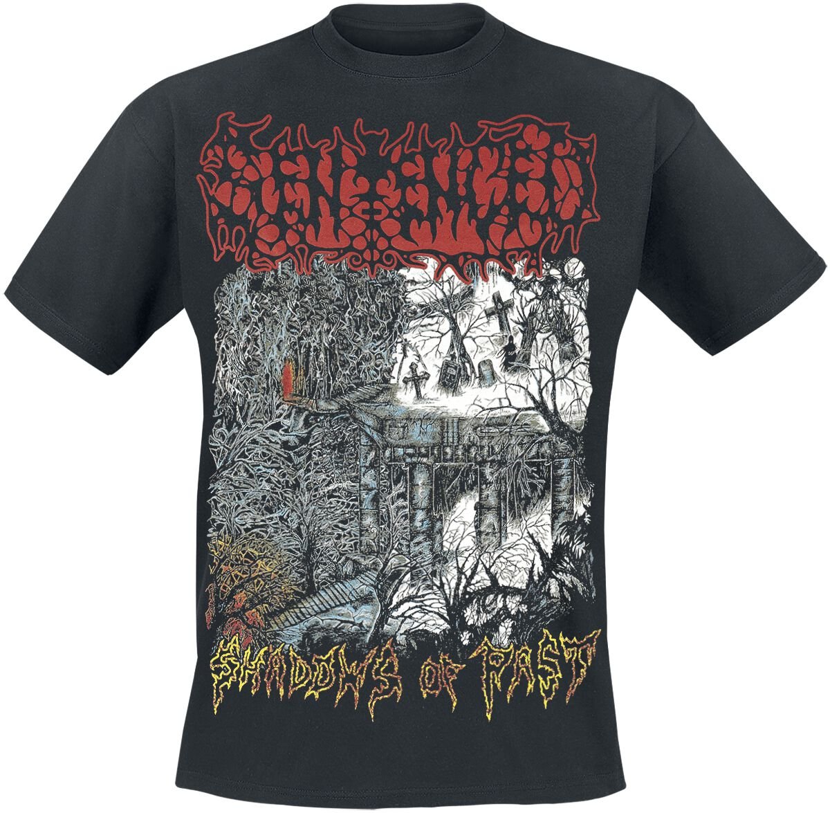 Sentenced Shadows Of The Past T-Shirt black - Image 2