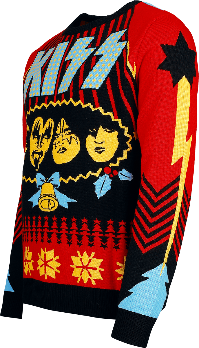 Kiss Holiday Sweater Christmas jumper multicolour - Image 3