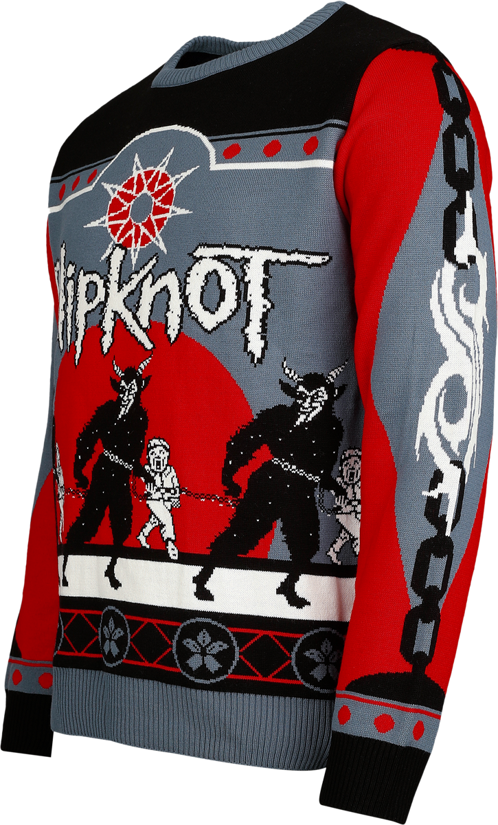 Slipknot Holiday Sweater Christmas jumper multicolour - Image 3