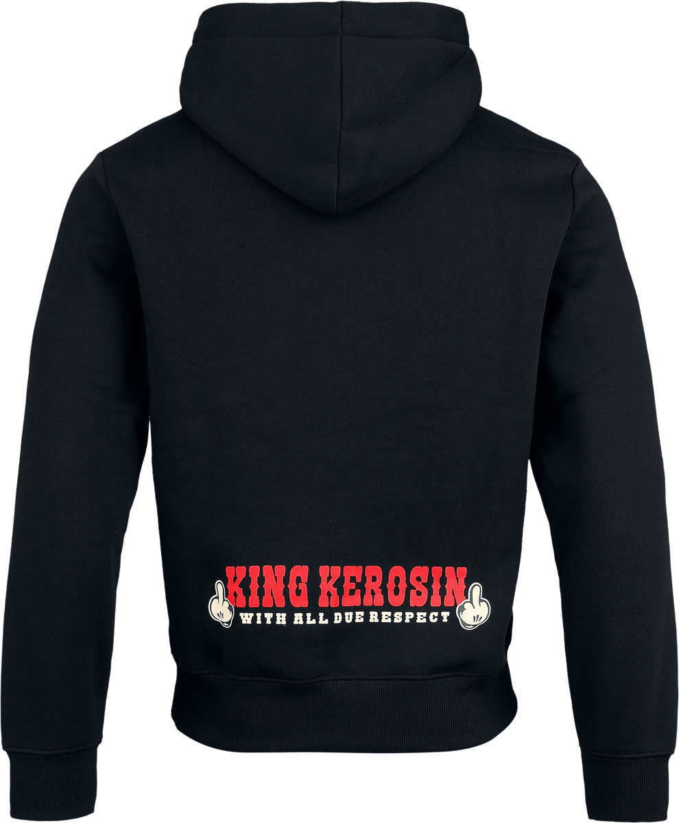 King Kerosin Never fuck a Fucker Hoodie Hoodie black - Image 3