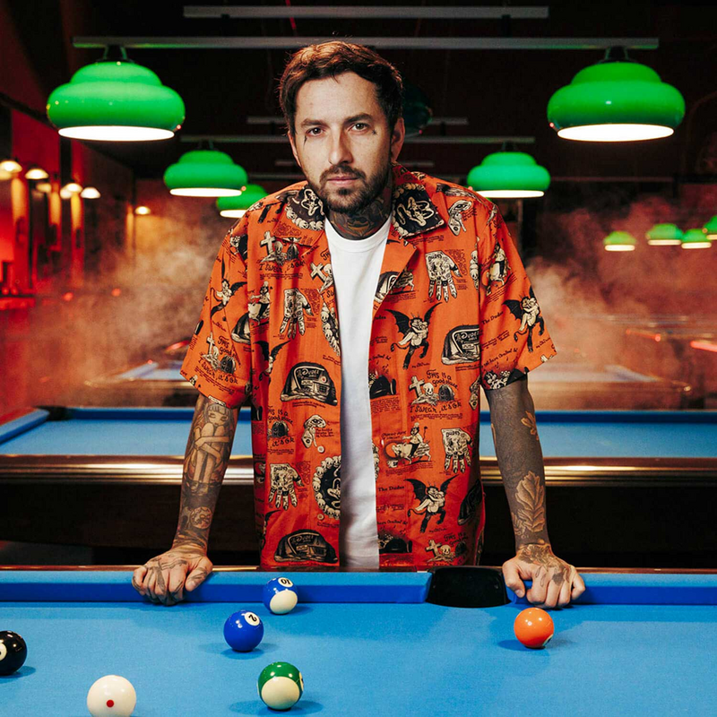 The Dudes Beelzebud Red Hawaiian Shirt Short-sleeved Shirt multicolour - Image 3