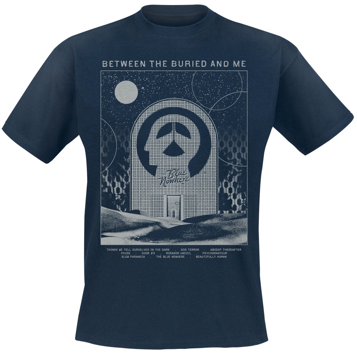 Between The Buried And Me TBN Tracklist T-Shirt navy - Image 2
