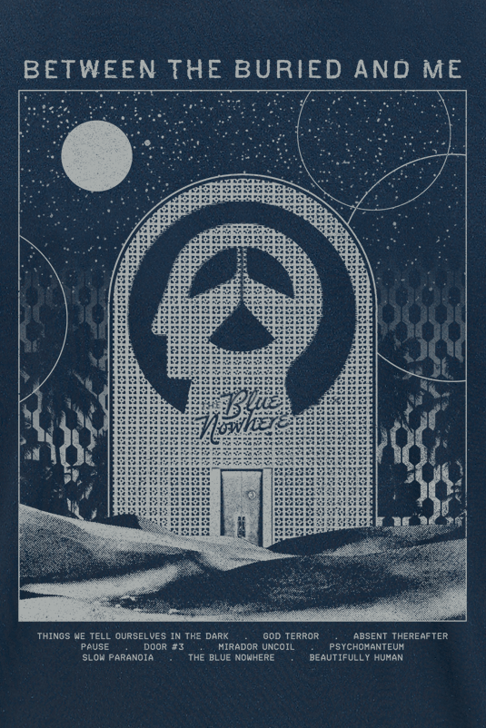 Between The Buried And Me TBN Tracklist T-Shirt navy - Image 3