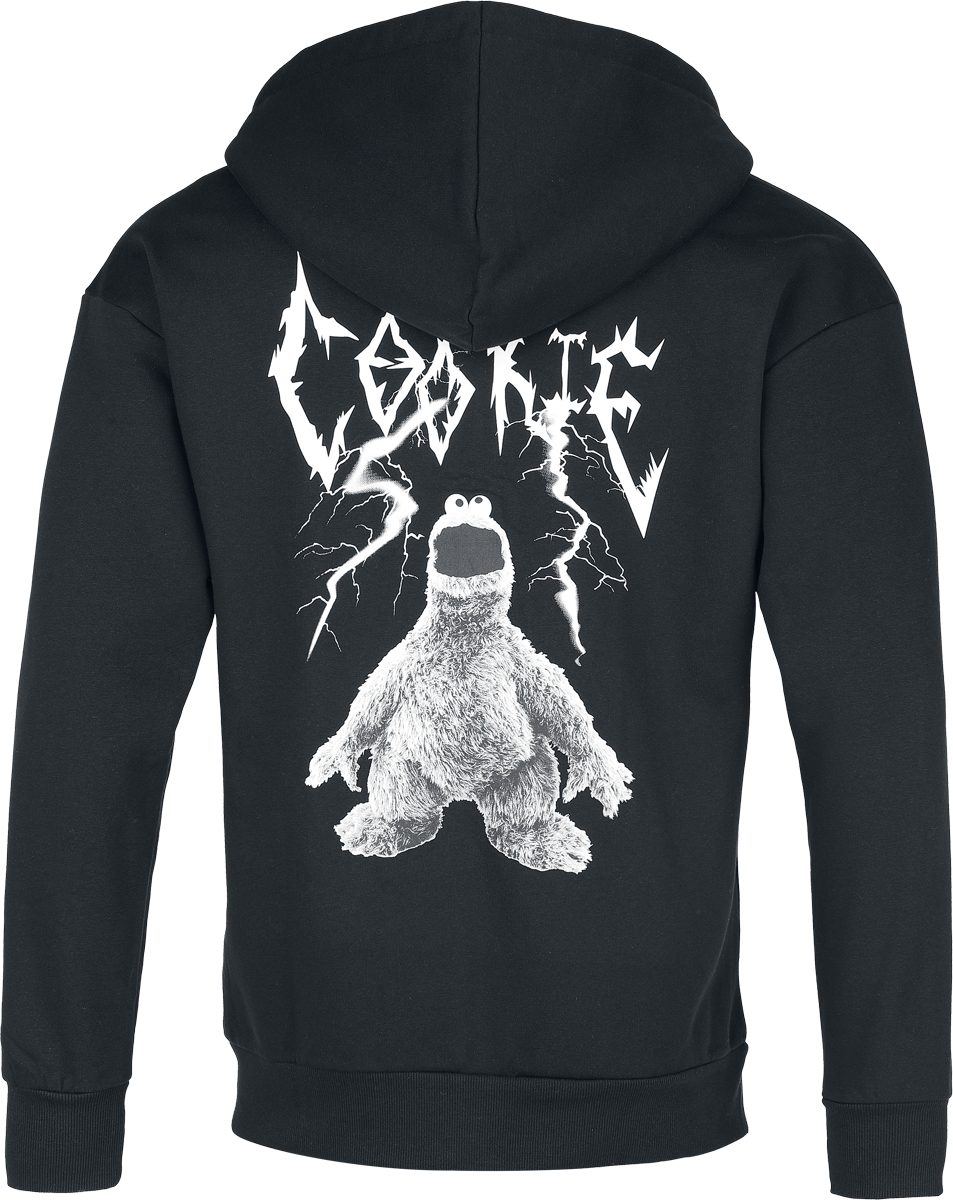 Sesame Street Cookie Monster Hoodie Jacket black - Image 3