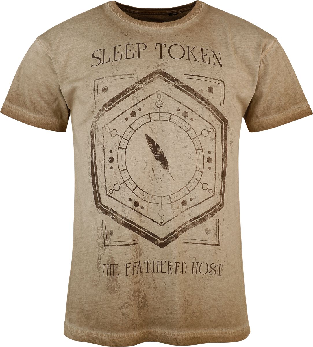 Sleep Token Feathered Host T-Shirt beige - Image 2