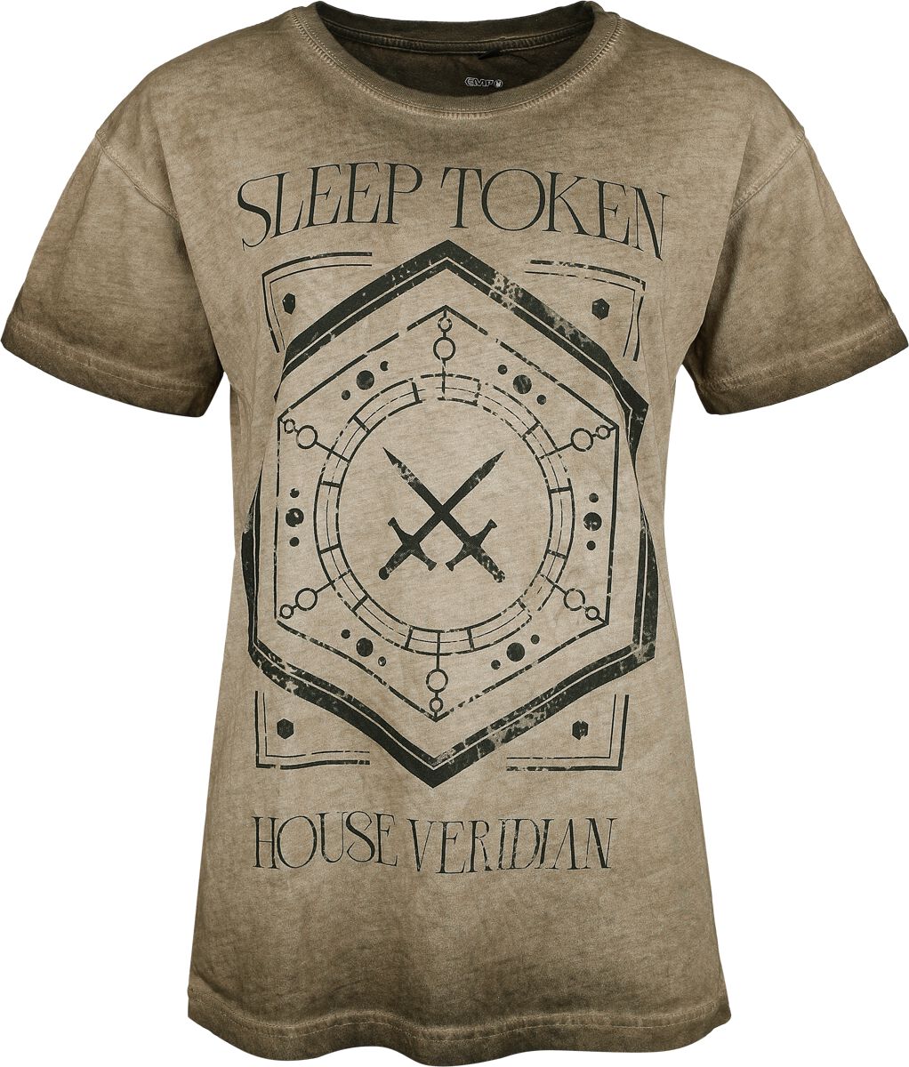 Sleep Token House Veridian T-Shirt beige - Image 2