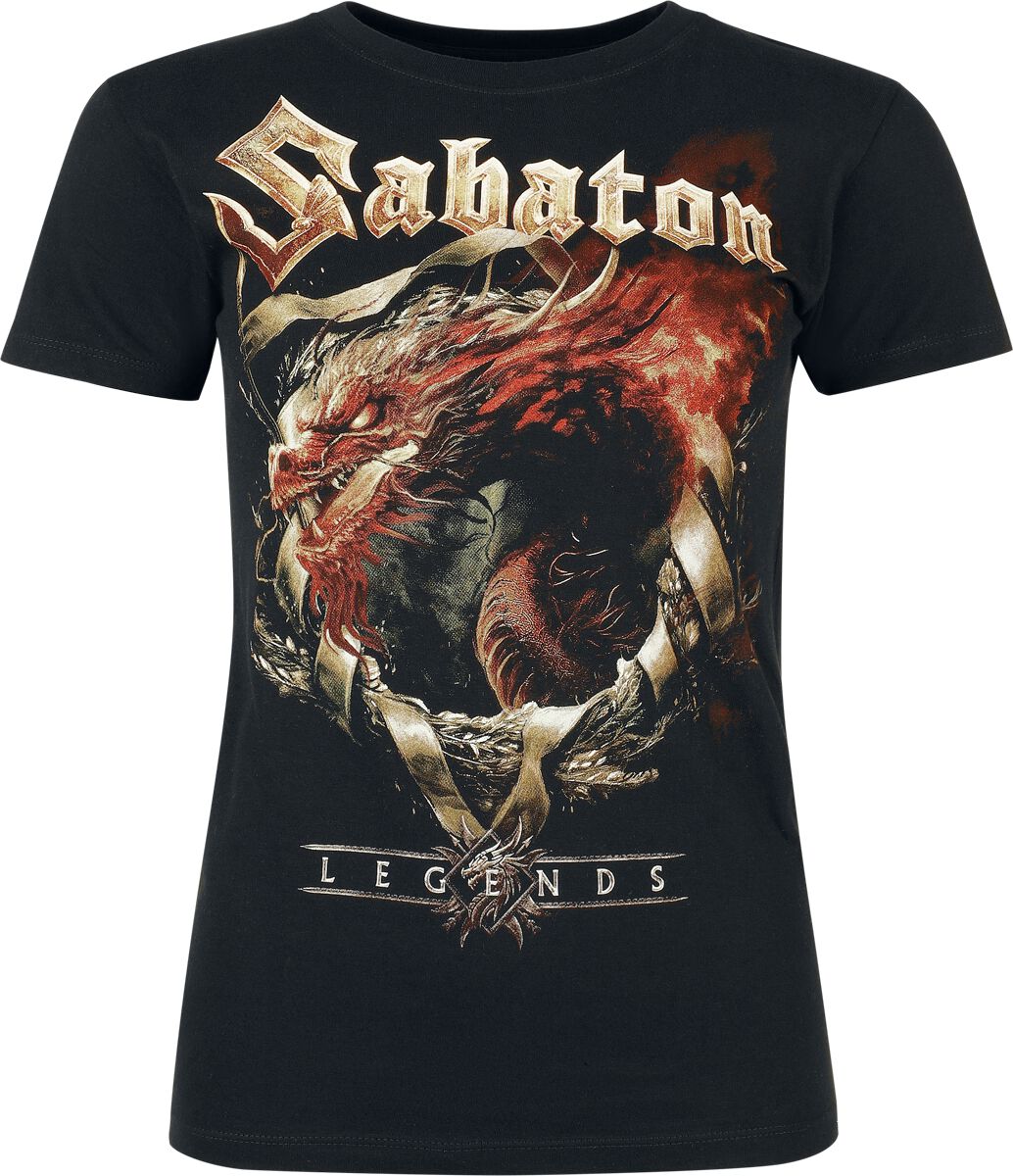 Sabaton Dragon T-Shirt black - Image 2