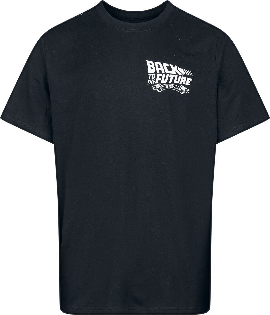 Back To The Future Origin of Time Travel T-Shirt black - Image 2