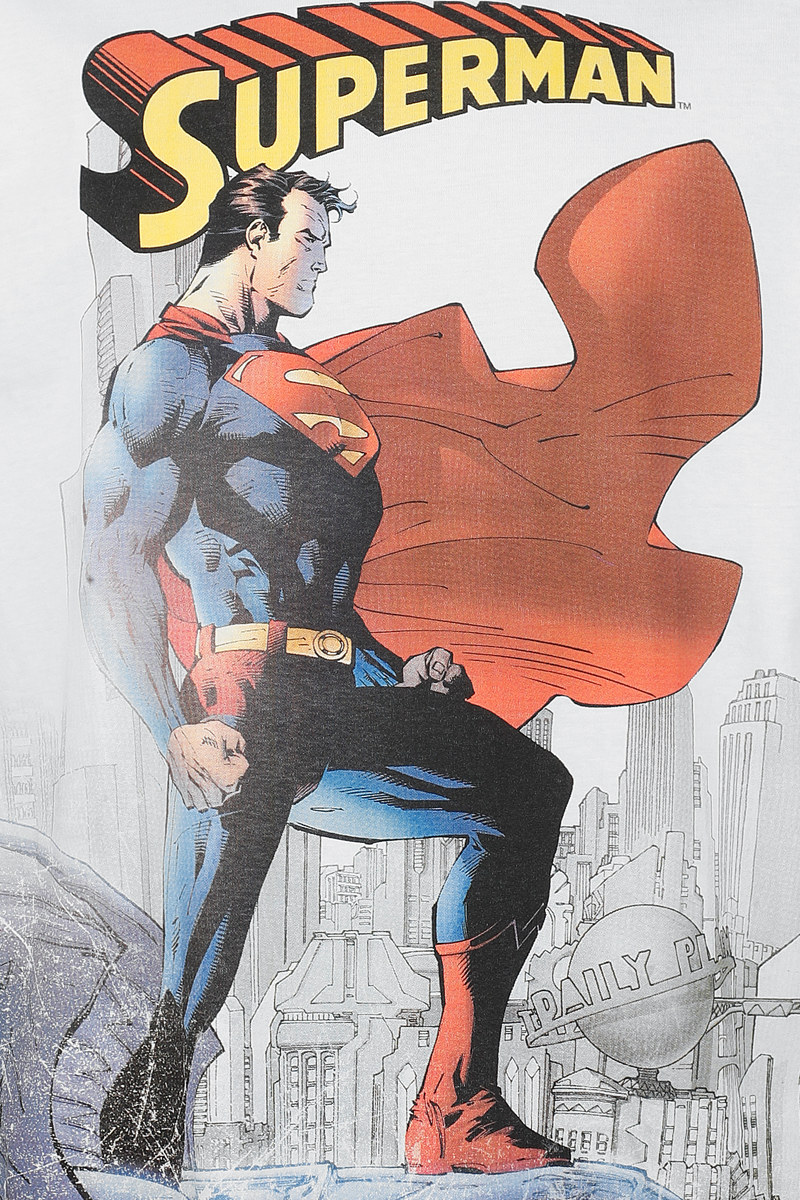 Superman Daily Planet T-Shirt white - Image 3