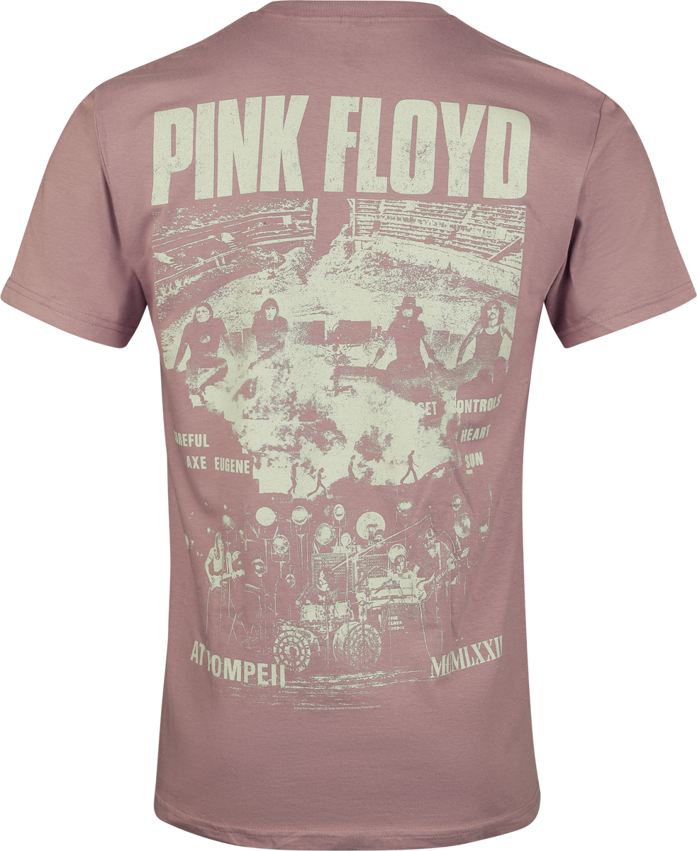 Pink Floyd Pompeii Collage T-Shirt dusky pink - Image 3