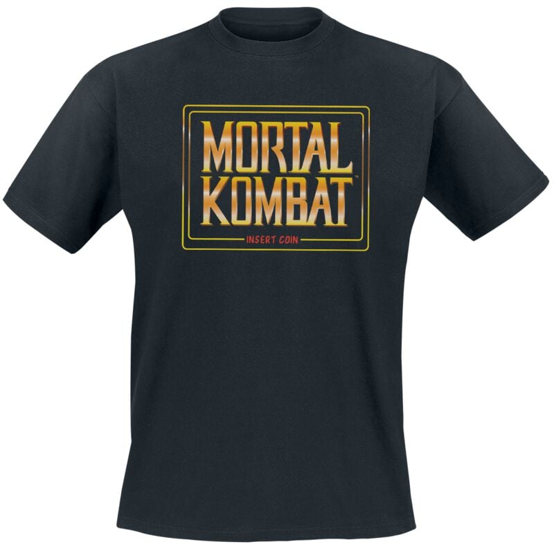Mortal Kombat Insert Coins T-Shirt black - Image 2