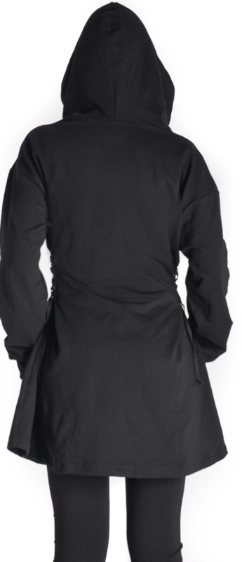 Alchemy England Hallow's Eve Woman's Dress Agatha Solid Black Mini Dress black - Image 3