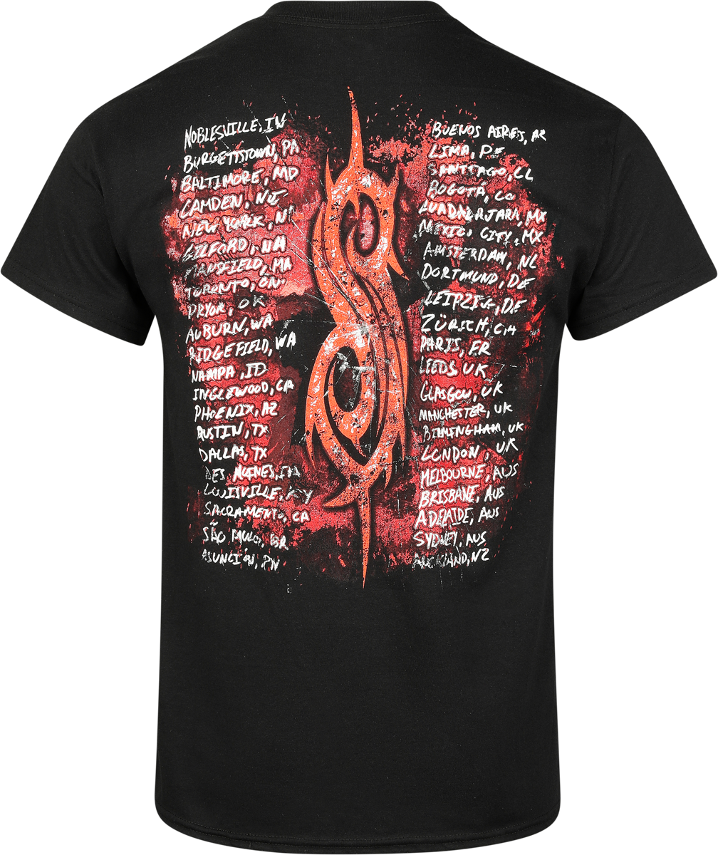 Slipknot Here Comes The Pain Tour T-Shirt black - Image 3