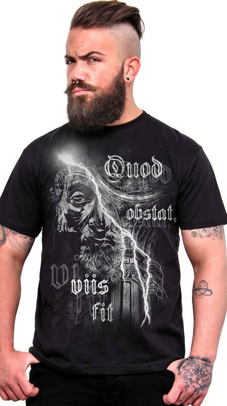 Outer Vision Viking Thor - Men's Hoodie - Vicero T-Shirt black - Image 2