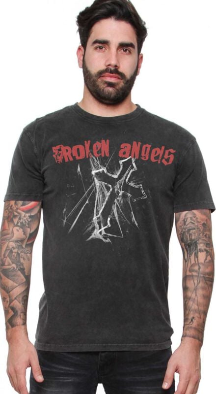 Alchemy England Broken Angels - Men's T-shirt - Rex T-Shirt dark grey - Image 2