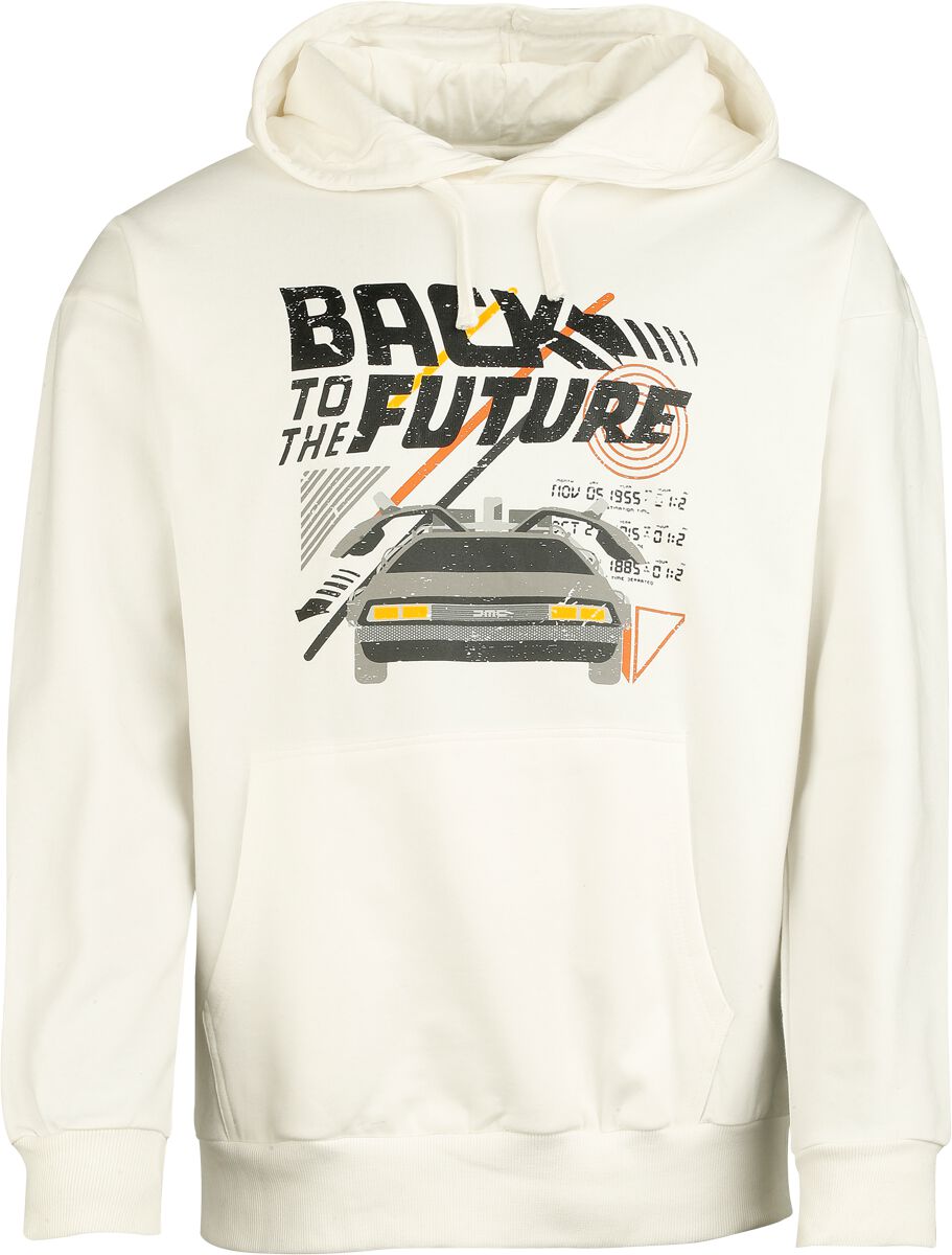Back To The Future Back to the Future Hoodie white - Image 2