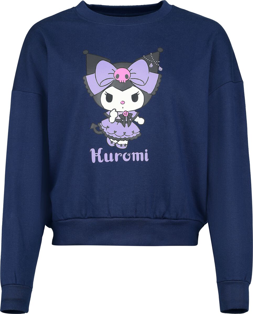 Hello Kitty Hello Kitty and Friends - Kuromi Sweatshirt blue - Image 2