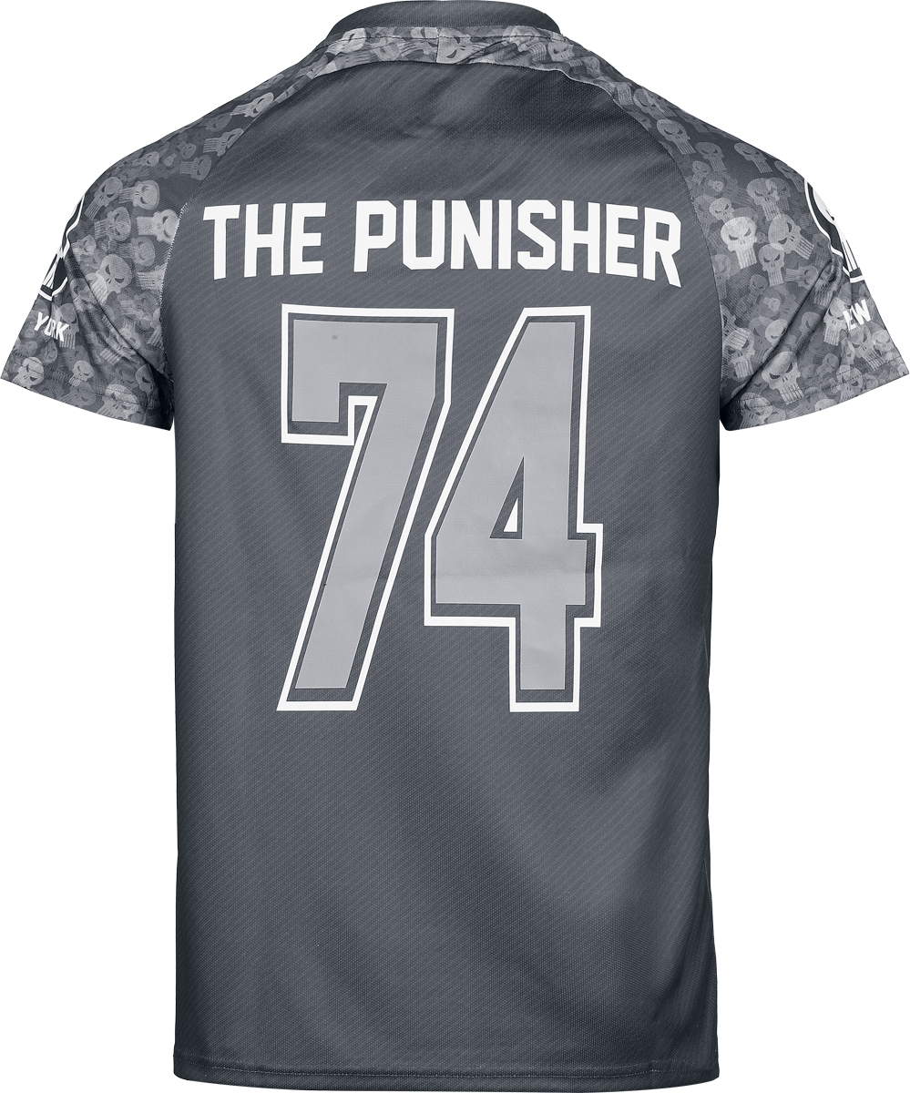 The Punisher 74 - Football Shirt Jersey black - Image 3