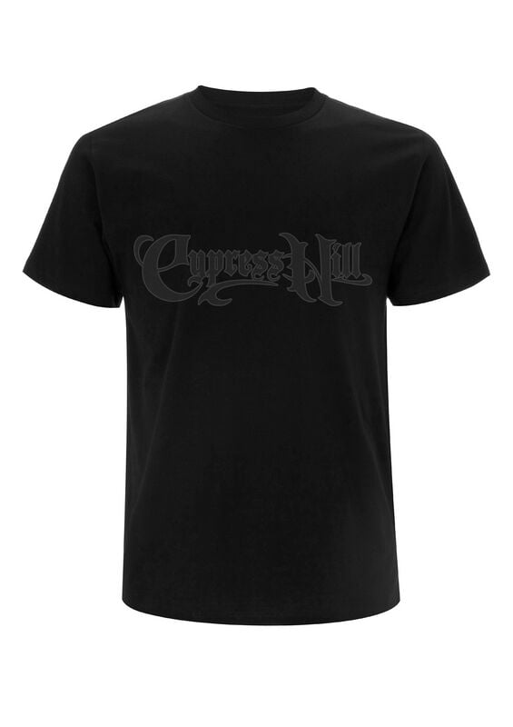 Cypress Hill Black On Black Logo T-Shirt black - Image 2