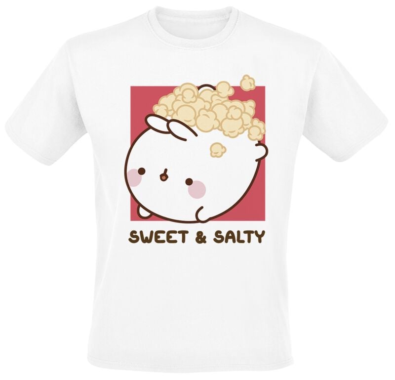 Molang Popcorn Box T-Shirt white - Image 2