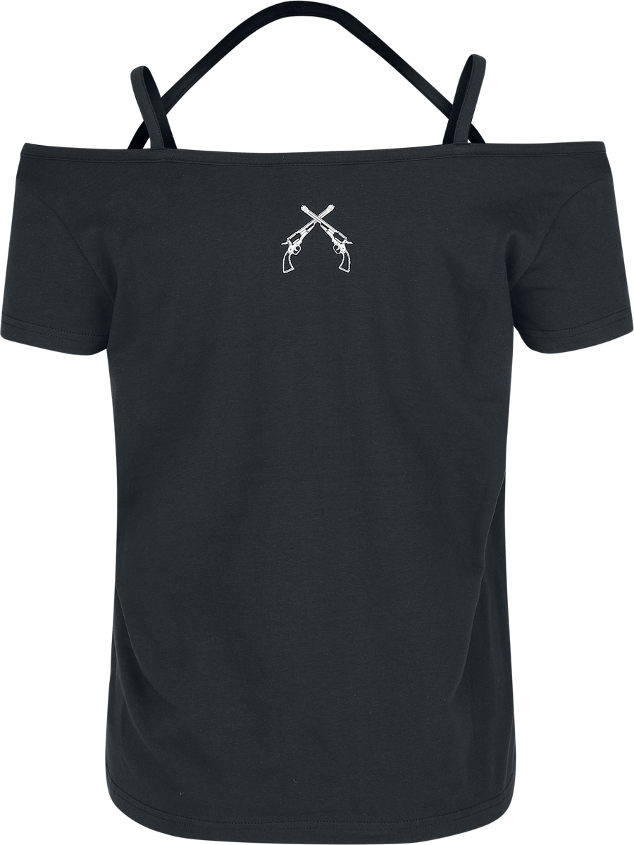 Pussy Deluxe Wild West Skull Shirt T-Shirt black - Image 3