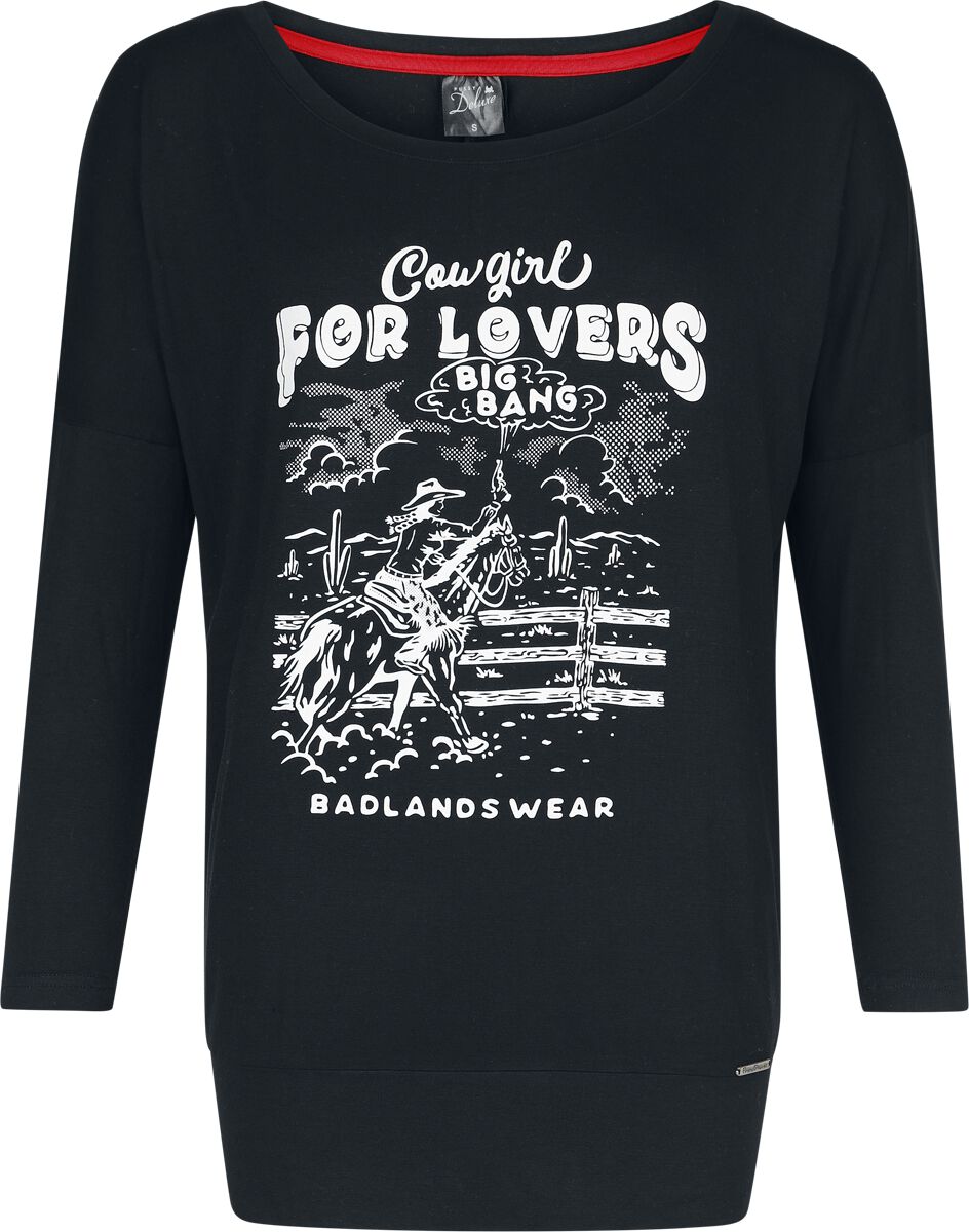 Pussy Deluxe Wild West For Lovers Long-sleeved Top Long-sleeve Shirt black - Image 2