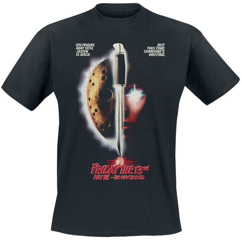 Friday the 13th Friday 13th New Blood T-Shirt black - Image 2