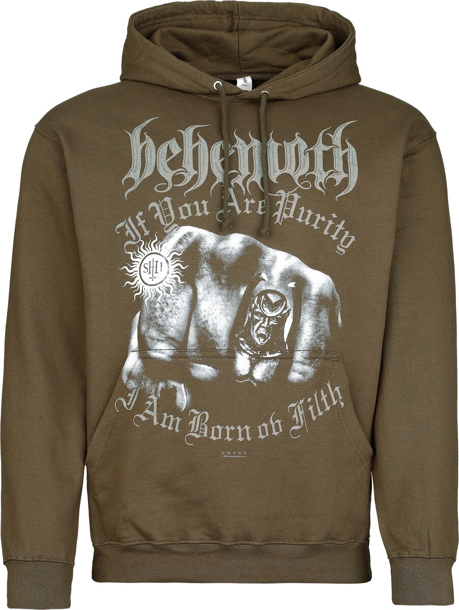 Behemoth Purity - The Unholy Trinity Tour 2025 Hoodie green - Image 2