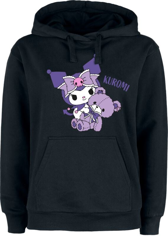 Hello Kitty Hello Kitty and Friends - Kuromi Hoodie black - Image 2