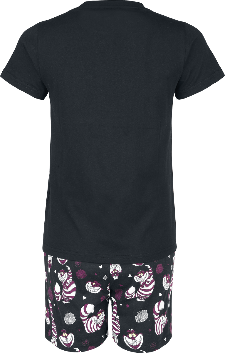 Alice in Wonderland Cheshire Cat - We Are All Mad Here Pyjama black - Image 3