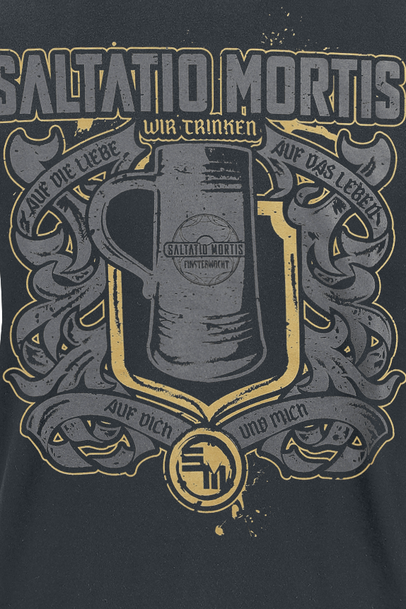 Saltatio Mortis Wir Trinken T-Shirt black - Image 3