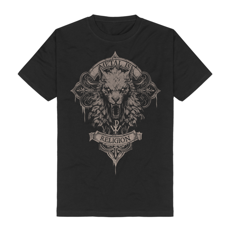 Powerwolf Wolfhead T-Shirt black - Image 3