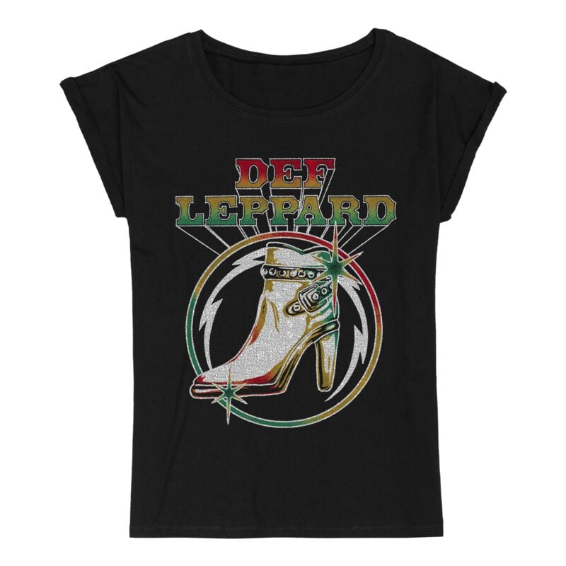 Def Leppard Vintage Boot T-Shirt black - Image 2