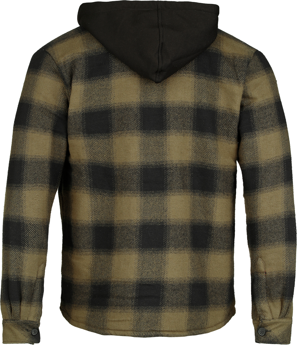West Coast Choppers WCC HELL BENT FLANNEL JACKET - OLIVE/BLACK Mid-Season Jackets olive black - Image 3
