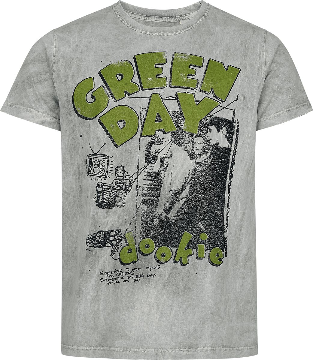 Green Day Sketched Man T-Shirt grey - Image 2