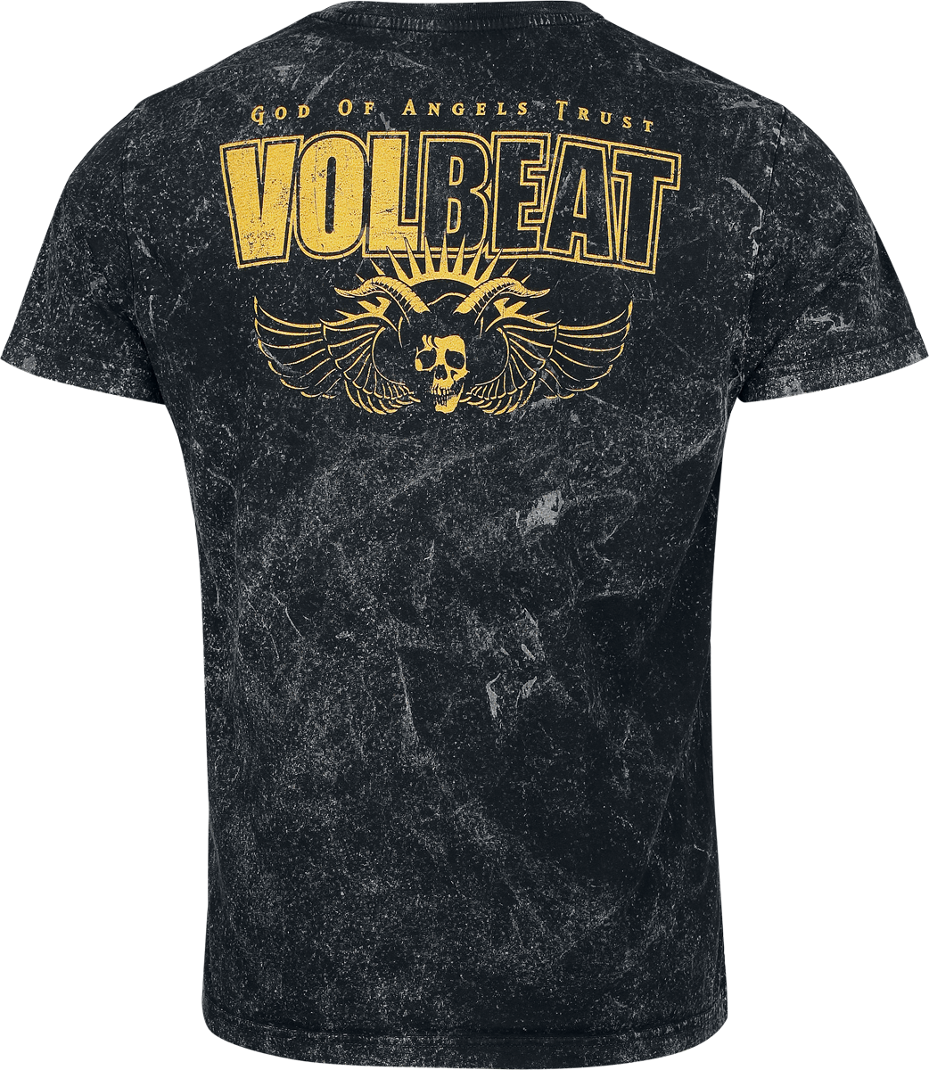Volbeat Goat Skullwall T-Shirt grey - Image 3